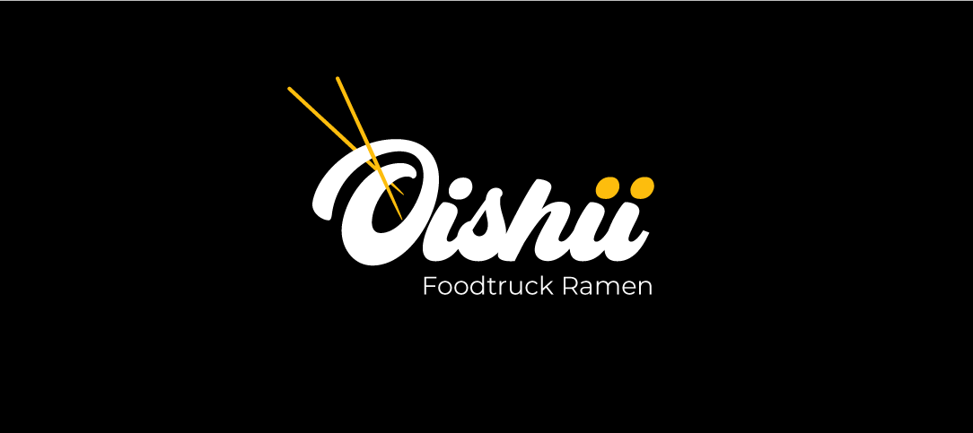 Logo sur fond noir pour restaurant asiatique